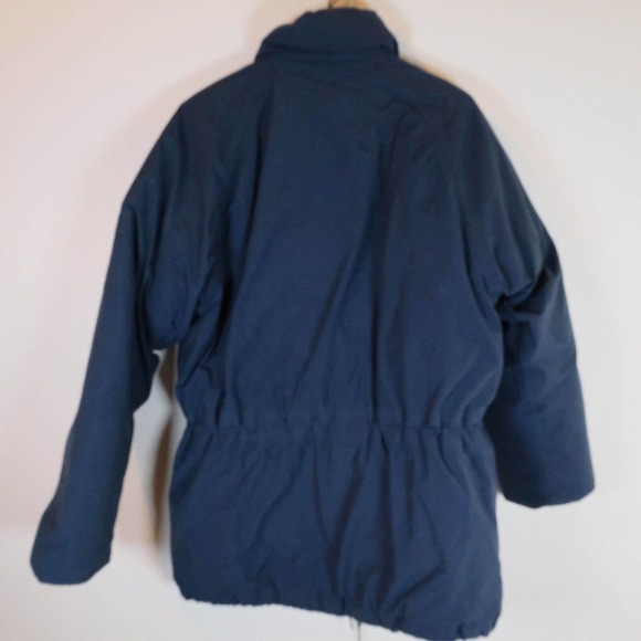 Eddie Bauer Womens Jacket Medium Blue Gore Tech Goose Down Outdoors Puffer - Picture 16 of 16